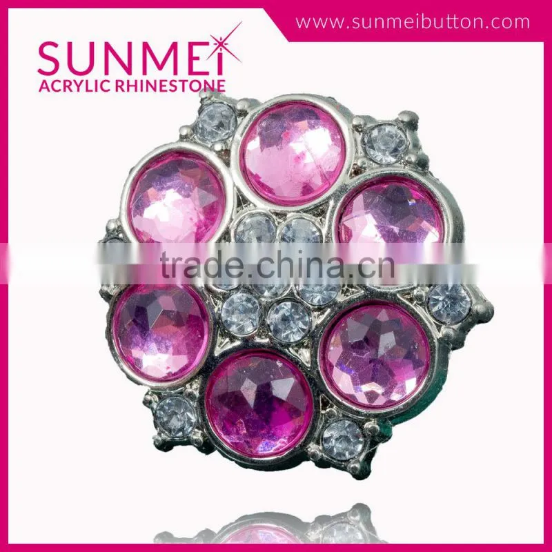 For Sale Shank Style Large Rhinestone Buttons for Hand Craft