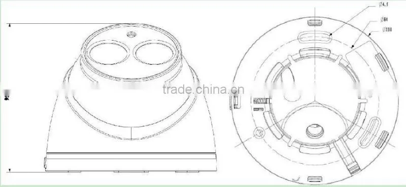 Original Dahua IPC-HDW4421C POE IR IP Camera 4MP Full HD Network security Dome Camera