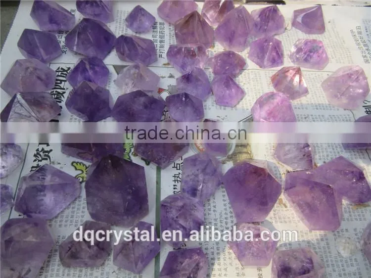 Wholesale special shape amethyst ,crystal pyramid shaped paperweight