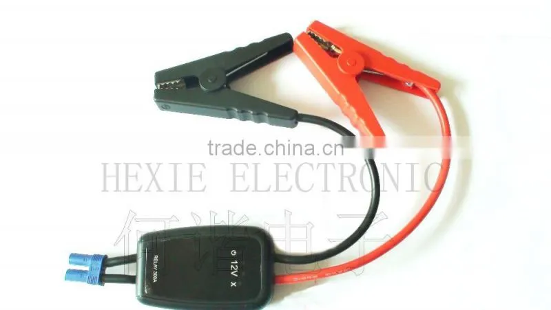 12v car battery jump starter intelligent booster cable with clamps for emergency tools portable car jump starter