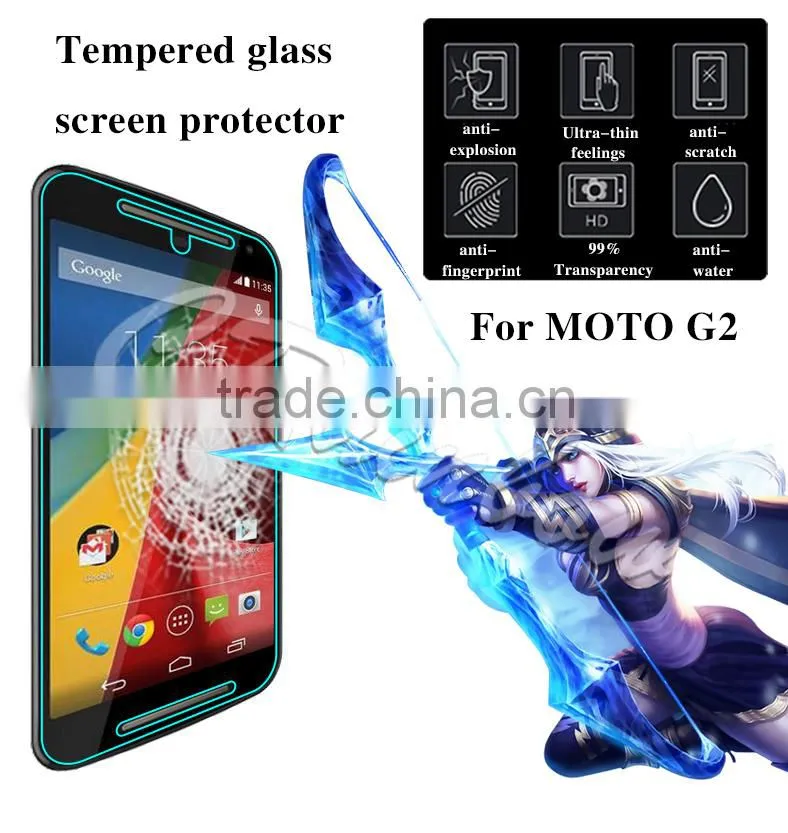 Janpan glass protector for Motorola Moto G2 tempered glass screen