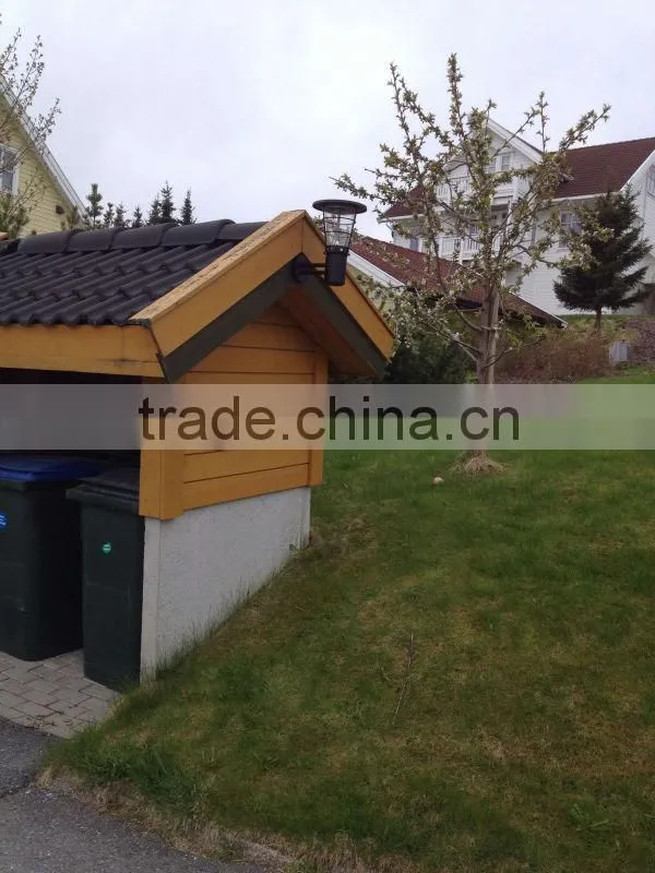Wall mounted outdoor motion sensor led solar lights for yard