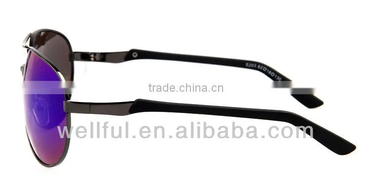2014 new fashion colorful classic pilot sunglasses