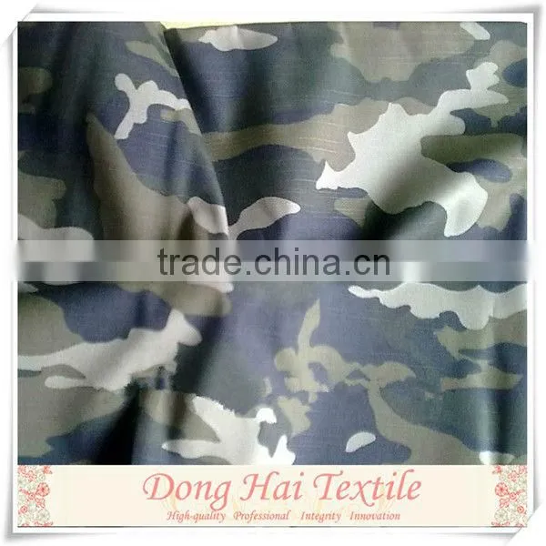 waterproof ripstop poly cotton fabric camo