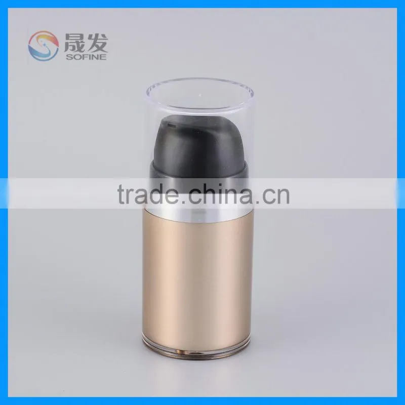 45ML Double Wall Plastic Cosmetic Airless Pump Bottle