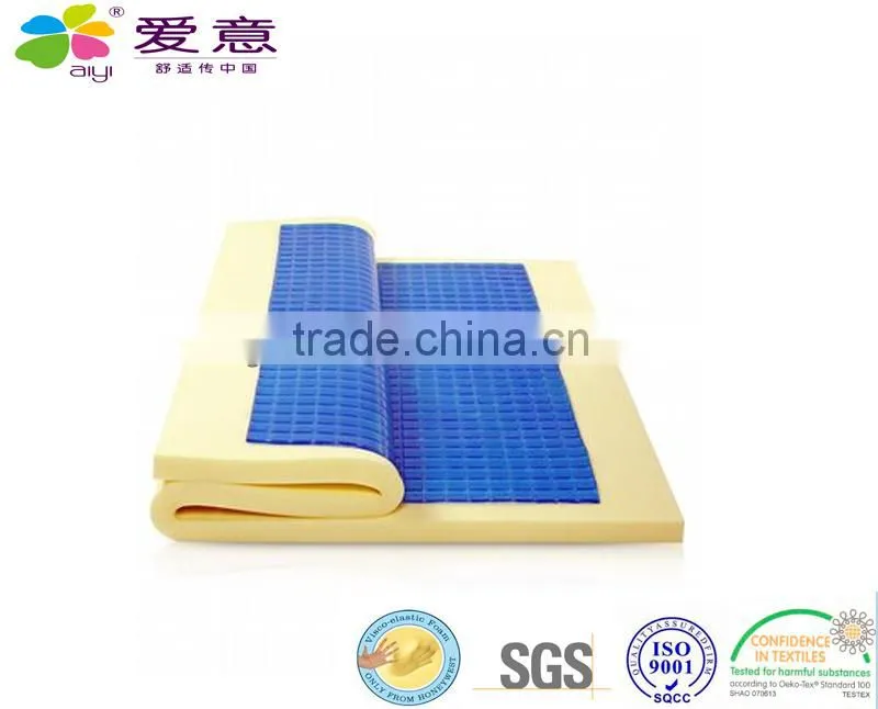 Cool max gel memory foam mattress topper AY-T04