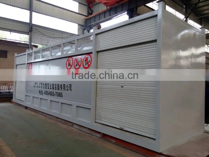 mobile filling 20 feet container fuel station made by luqiang