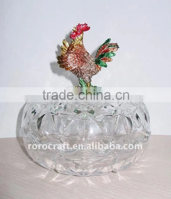 heart shape pewter and crystal Sell jewel box wedding gift promotional gift home decoration