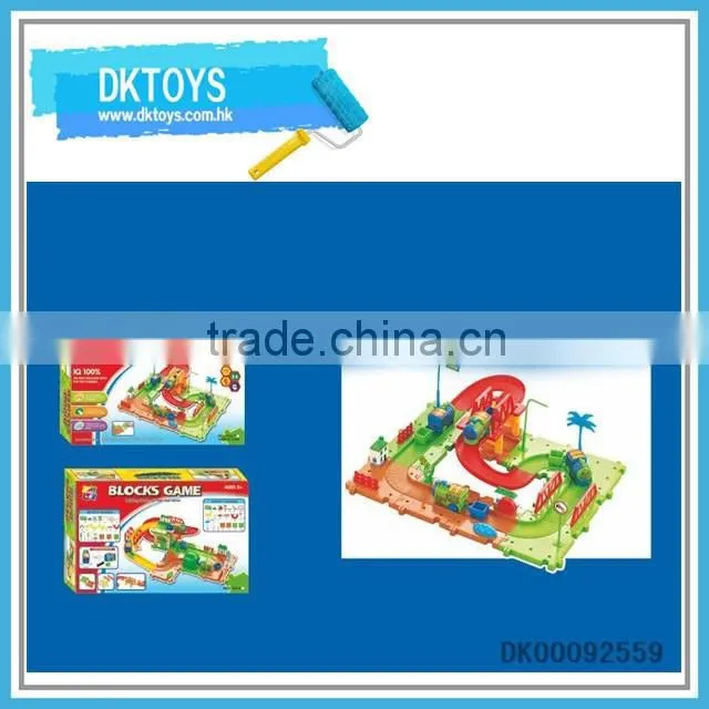 2016 funny design battery operated block train toy,b/o toy train