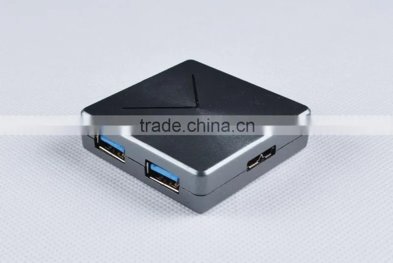 4 port ultra-thin square USB 3.0 HUB Distributor expander