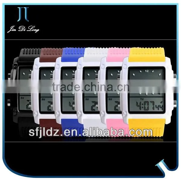 Top sale led watch electronic movement digital watches man