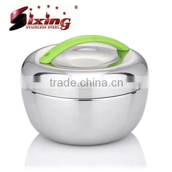 Apple Shape Stainless Steel Keep Warm Food Carrier