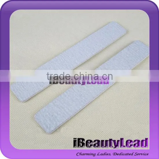 Professional emery board nail file 100/180 nail file with gray and black colors