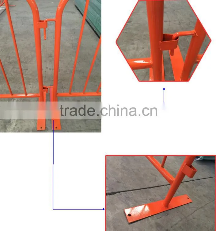 Top Quality crowd control stanchions/white crowd control fence Directly sale