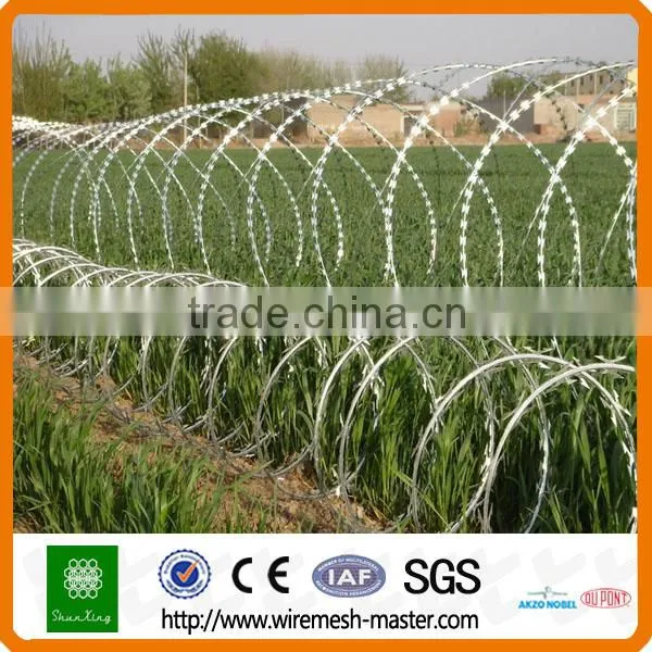 Antique Barbed Wire for sale/Metal Razor Barbed/concertina razor barbed wire with pallet