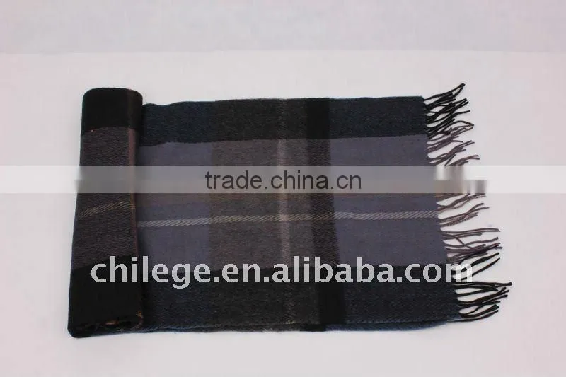 Men cashmere scarf shawl stoles /men wool checked scarf pashmina shawls
