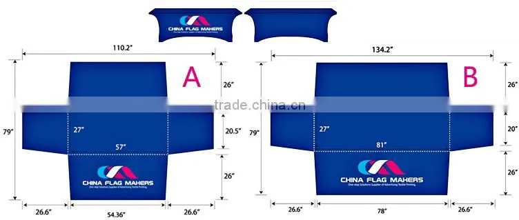 advertise waterproof print colorful decoration table cover