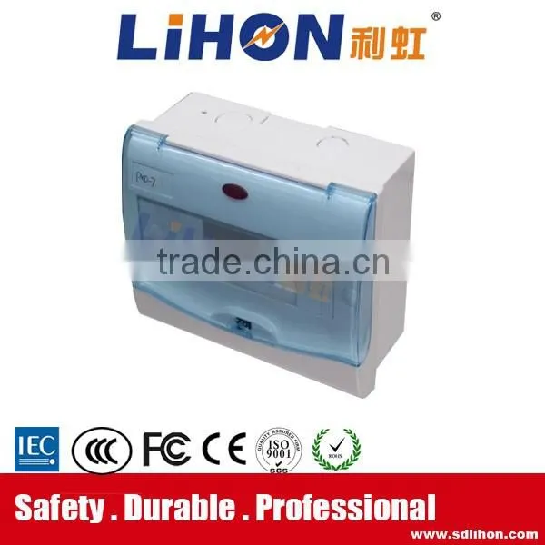 metal din rail 13 way 283*175*61 size plastic push button box