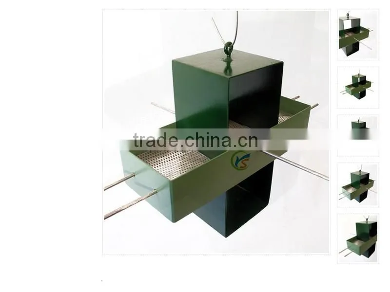 Hot sale hanging garden large metal bird feeder