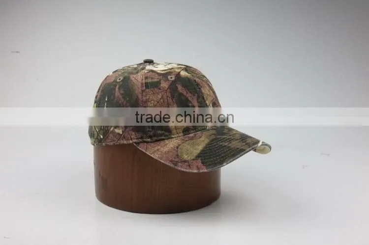 Stylish washed camo baseball cap