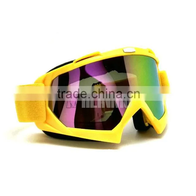 YELLOW safety prescription cycling glasses goggles motorcycle
