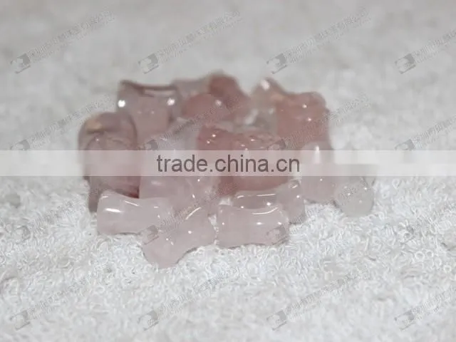 Wholesale rose quartz ear plugs,gemstone body piercing jewelry