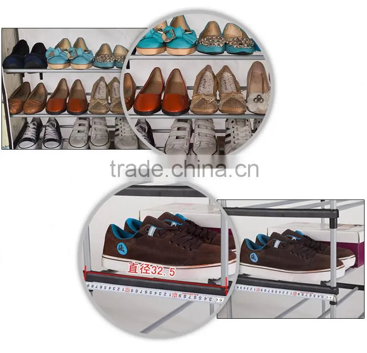 6 Tiers Shoes Storage Organiser Housekeeping Cloth Shoe Rack (36 Pairs)
