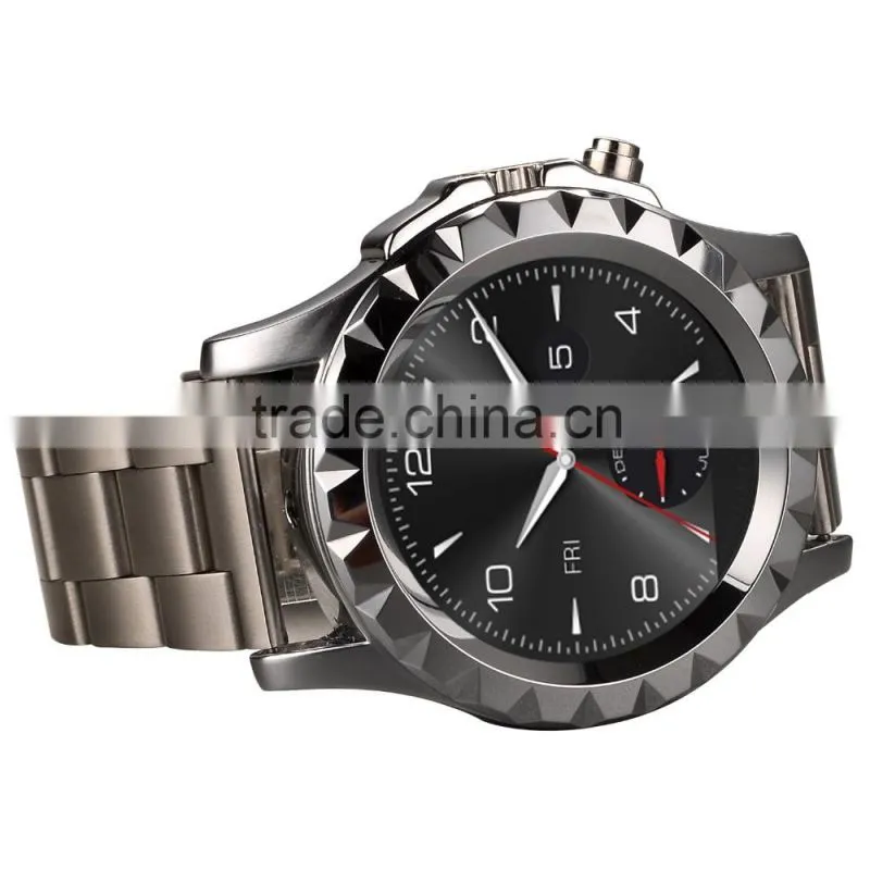 2016 Round TFT for High-end T2 Smart Watch Android 4.4 Wifi Dual Sim Waterproof Smart Watch
