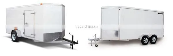Titan Dry Cargos Transport Box Semi Trailer, Van Type Semi Trailer for Sale