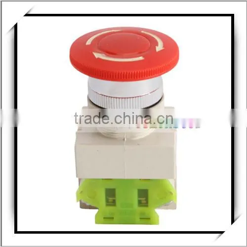 Red Sign Mushroom Emergency Stop Push Button Switch