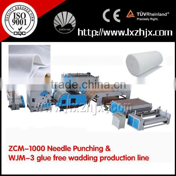 nonwoven sintepon making machines , sintepon production line
