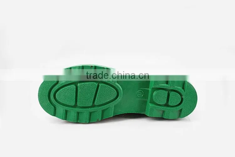 Most popular Customised designs Colorful Waterproof wedge heel rain boots