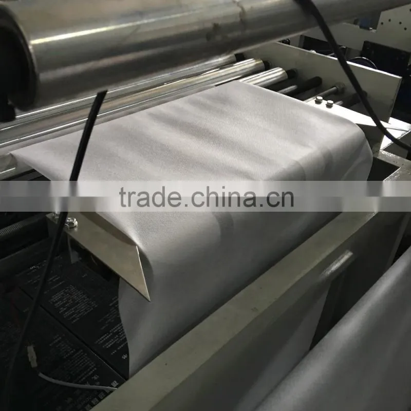 Automatic Non woven Fabric ultrasonic embossing roll to sheets cutting machine
