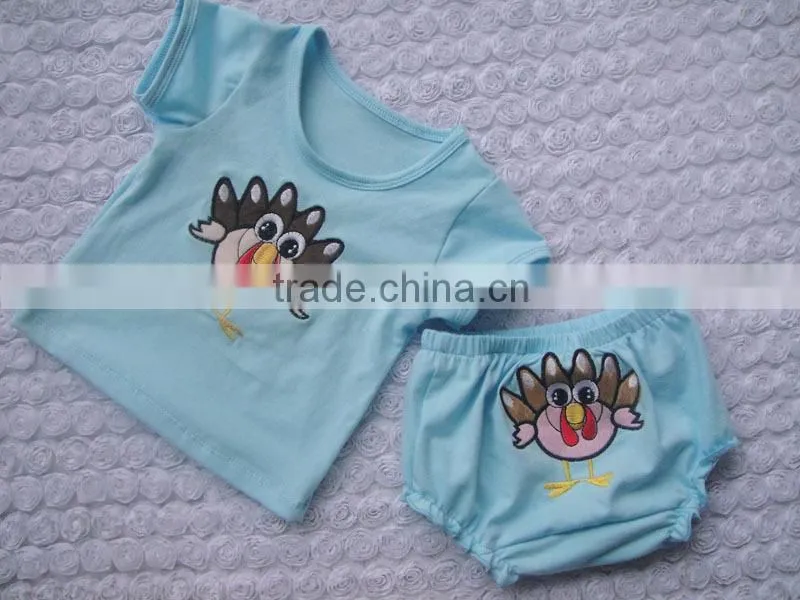New design fashion baby frock designs for thanksgiving