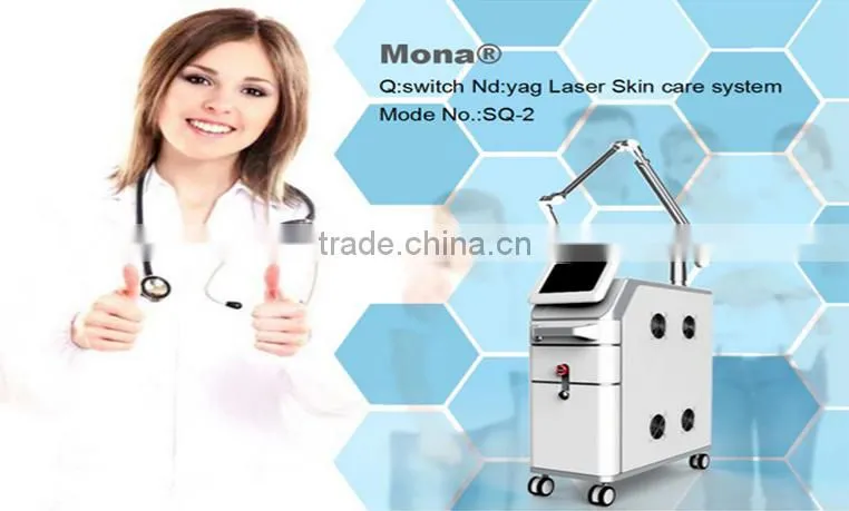 Q-switch Nd Yag Laser Skin Rejuvenation tatoo removal machine with CE from Sanhe