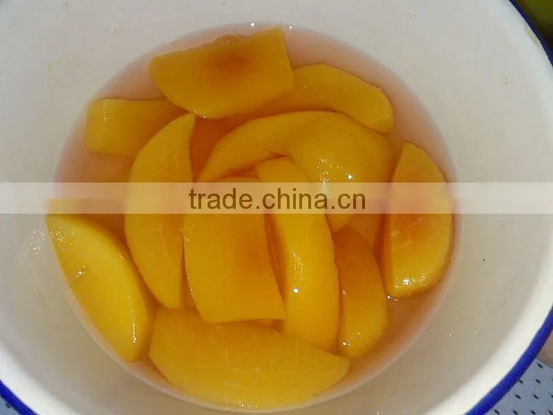 canned yellow peach dice
