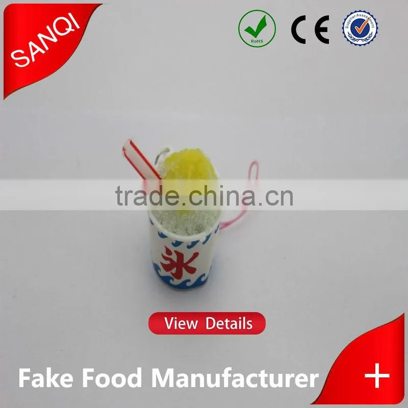 PVC artificial imitated fake replica faux lovely icecream pendant