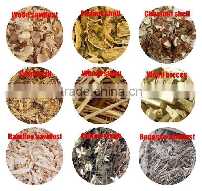 High efficient screw straw biomass rice husk wood sawdust fuel briquette press making used machine price