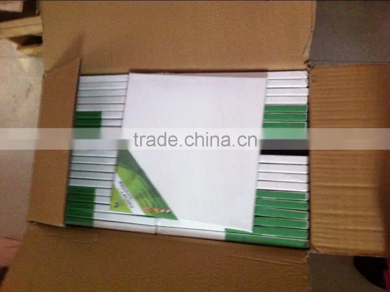 high quality 100% cotton stretched wooden canvas frame