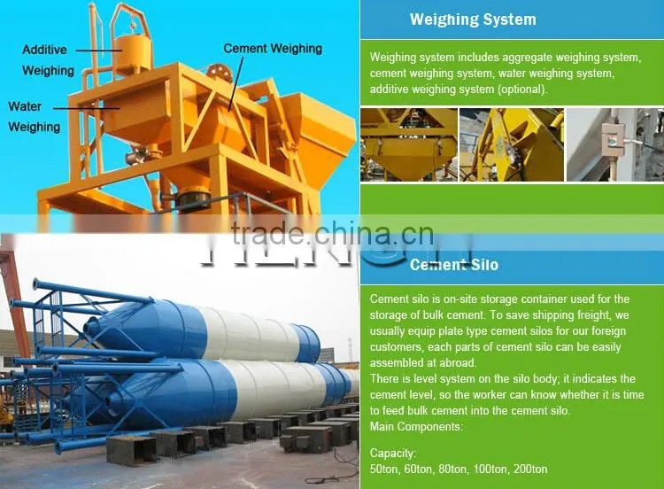 Cement Silo 30 ton Used for Concrete Mixing Plant, ready mix concrete plant for sale