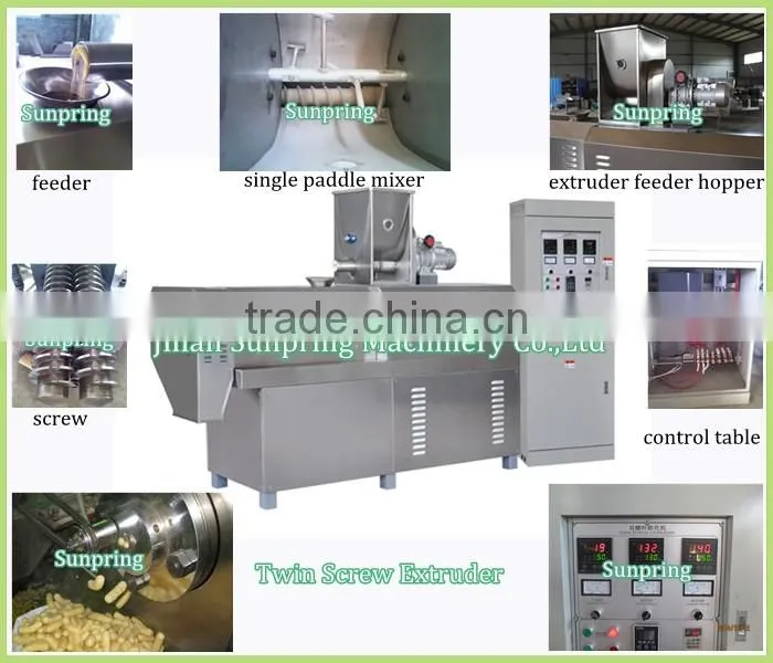 Hot Sale Twin Screw Sunpring Artificial RIce Machine, Instant Rice Reconsititued Rice Production Line