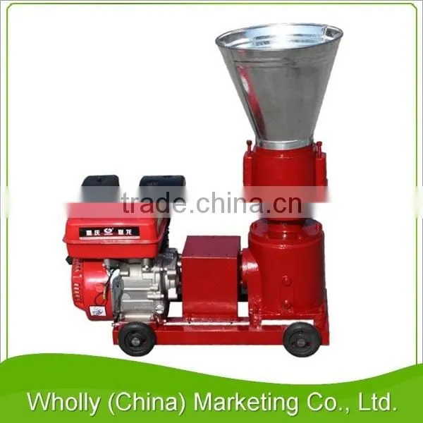 Small output flat die biomass wood pellet machine price