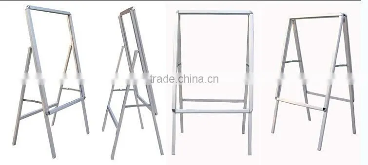 Professional OEM Aluminum Alloy profile Advertising dispaly shelf for Sign