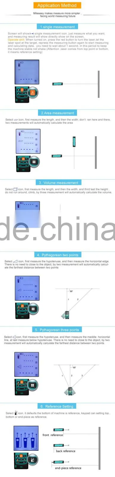 100M Distance Meter Laser Distance Meter Digital Measurement