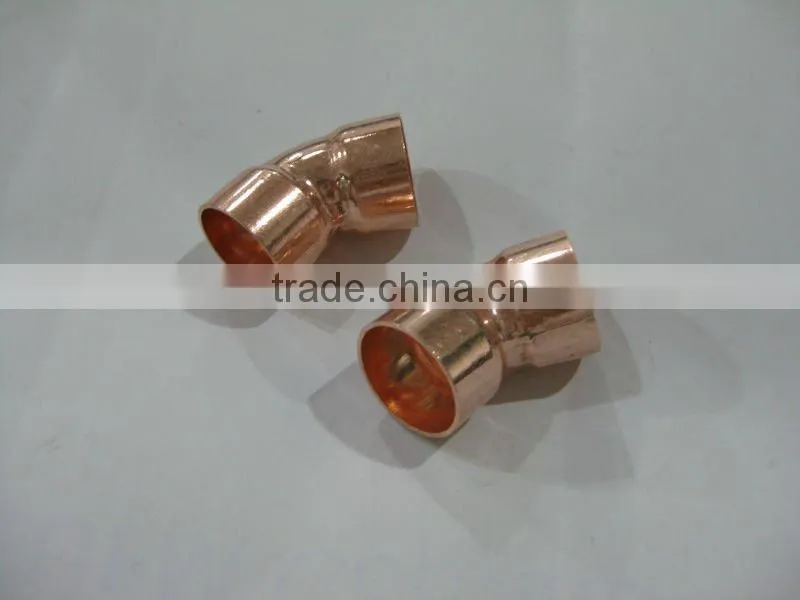 45 degree copper elbow