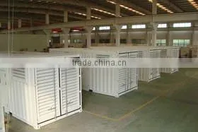 50Hz 400V Electric 2mw Trailer Mounted Containerized Diesel Generator With MTU