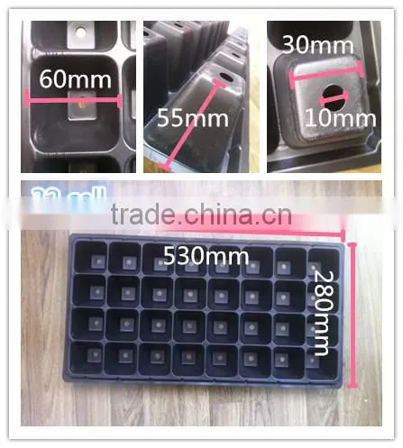 32 cell agriculture PS (polystyrene) plastic seed germination tray