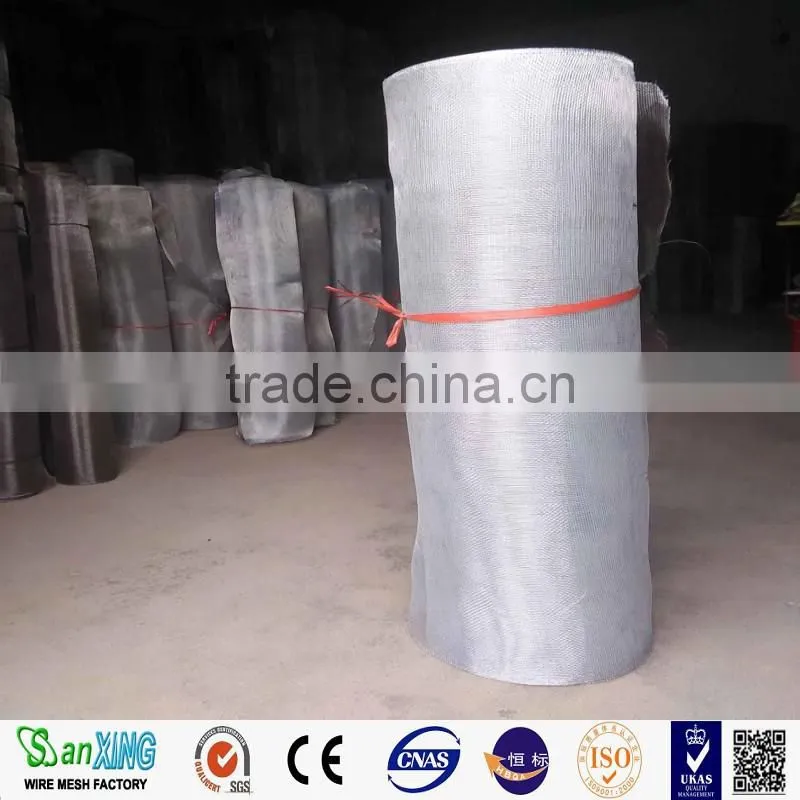 Square wire mesh safety guards in machinery enclosures used