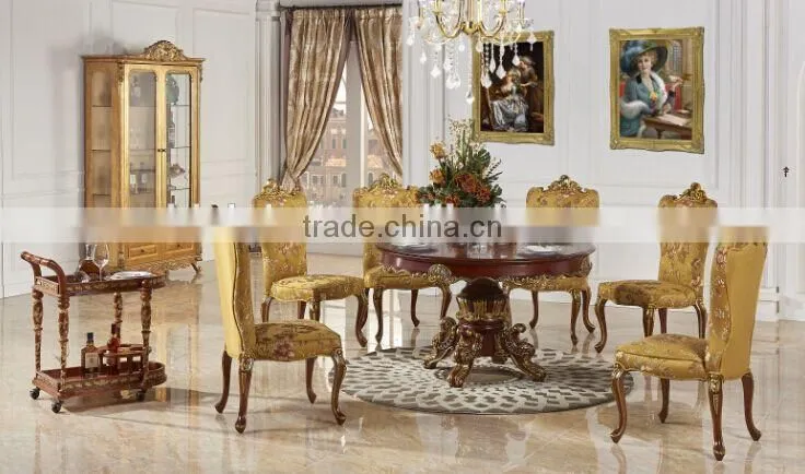 Antique Classic Royal Solid Wood Carved Sofa, Luxury Button Tufted Golden Sofa Set, Palace Design Living room Furniture Set