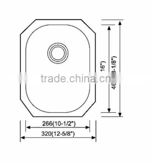 Undermount Single Bowl Sink For Kitchen